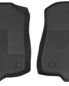 18-  Jeep JL Front Floor Liner Black Weatherbeate