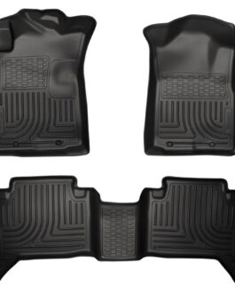 05-15 Tacoma Front/2nd Floor Liners black