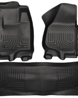 Front & 2nd Seat Floor Liners Black