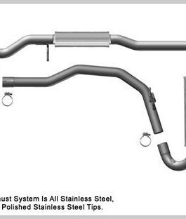 07-14 Ford Edge 2.0/3.5L Cat Back Exhaust Kit