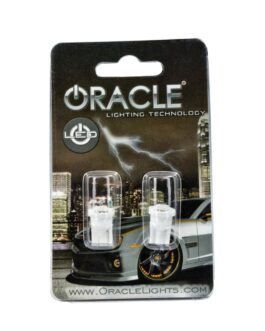 T10 1 LED 3-Chip SMD Bulbs Pair Amber