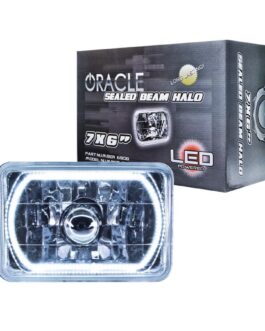 7x6in Sealed Beam Head Light w/Halo White