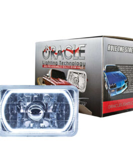 4x6in Sealed Beam Head Light w/Halo White